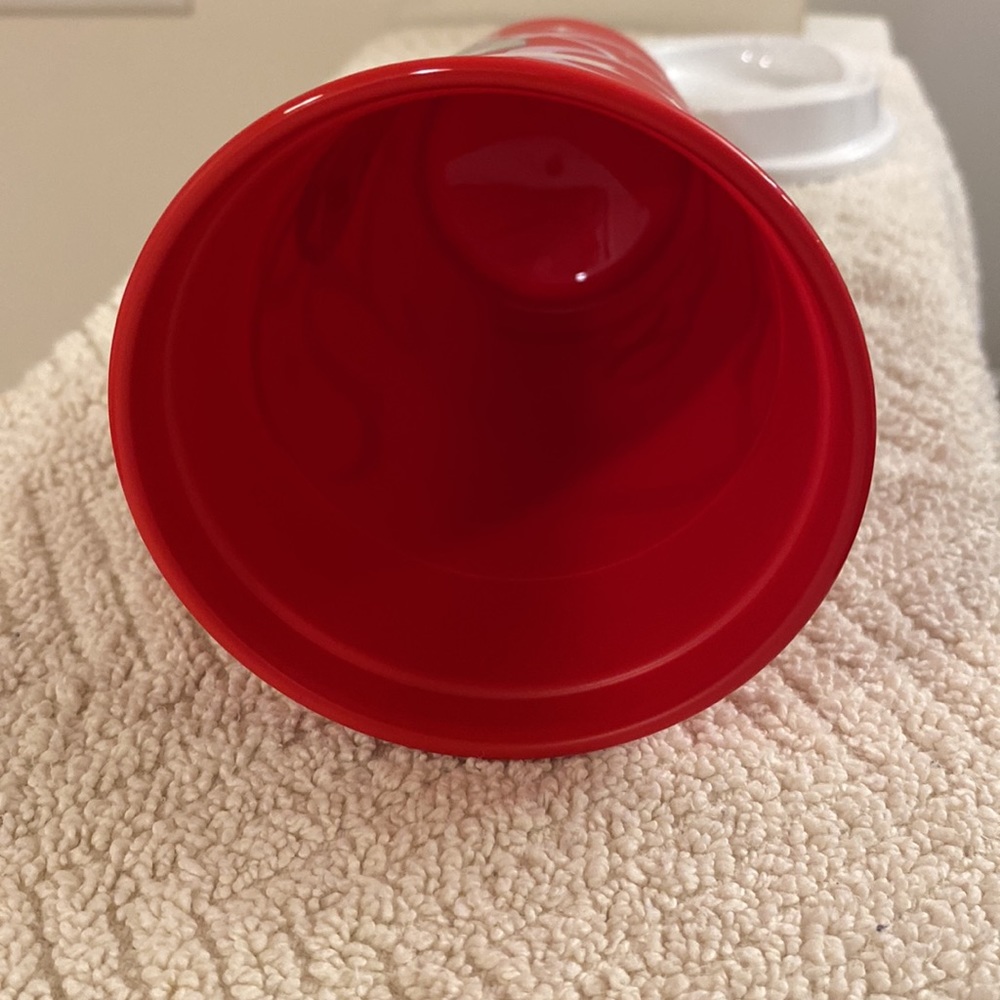 Starbucks 2021 Red Holiday 50 Years of Coffee & Joy Reusable Cup Size 16 oz - Picture 7 of 12